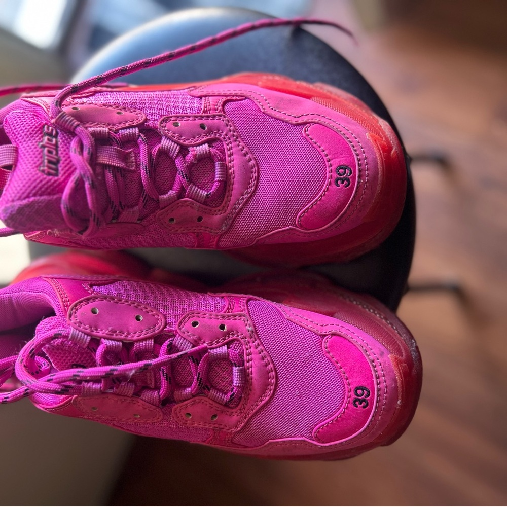 Balenciaga Hot Pink Sneakers